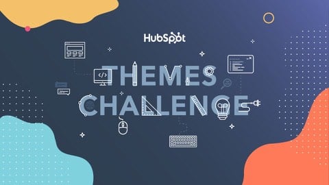 HubSpot Themes Challenge 2020 event banner