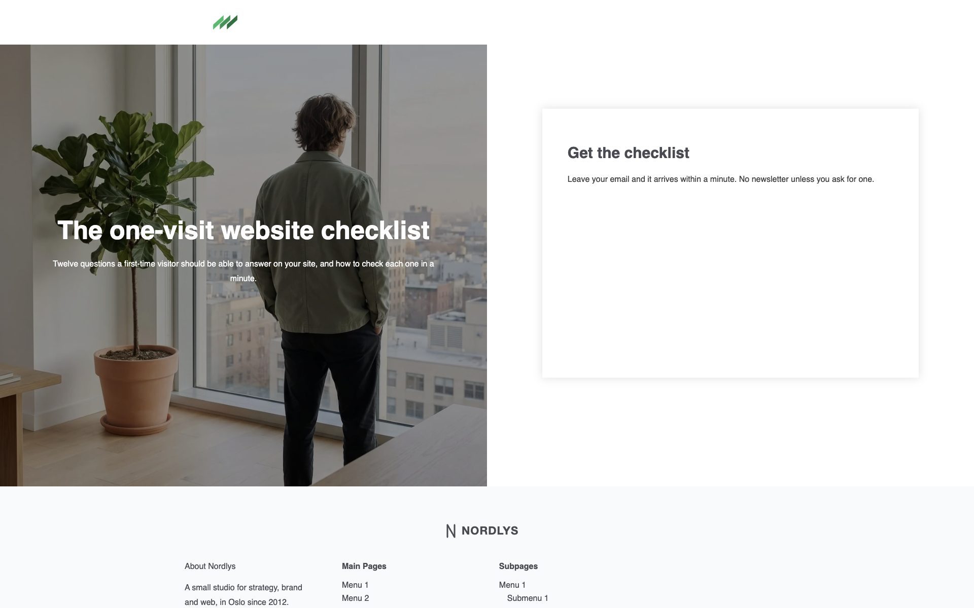 Landing page 3 template.