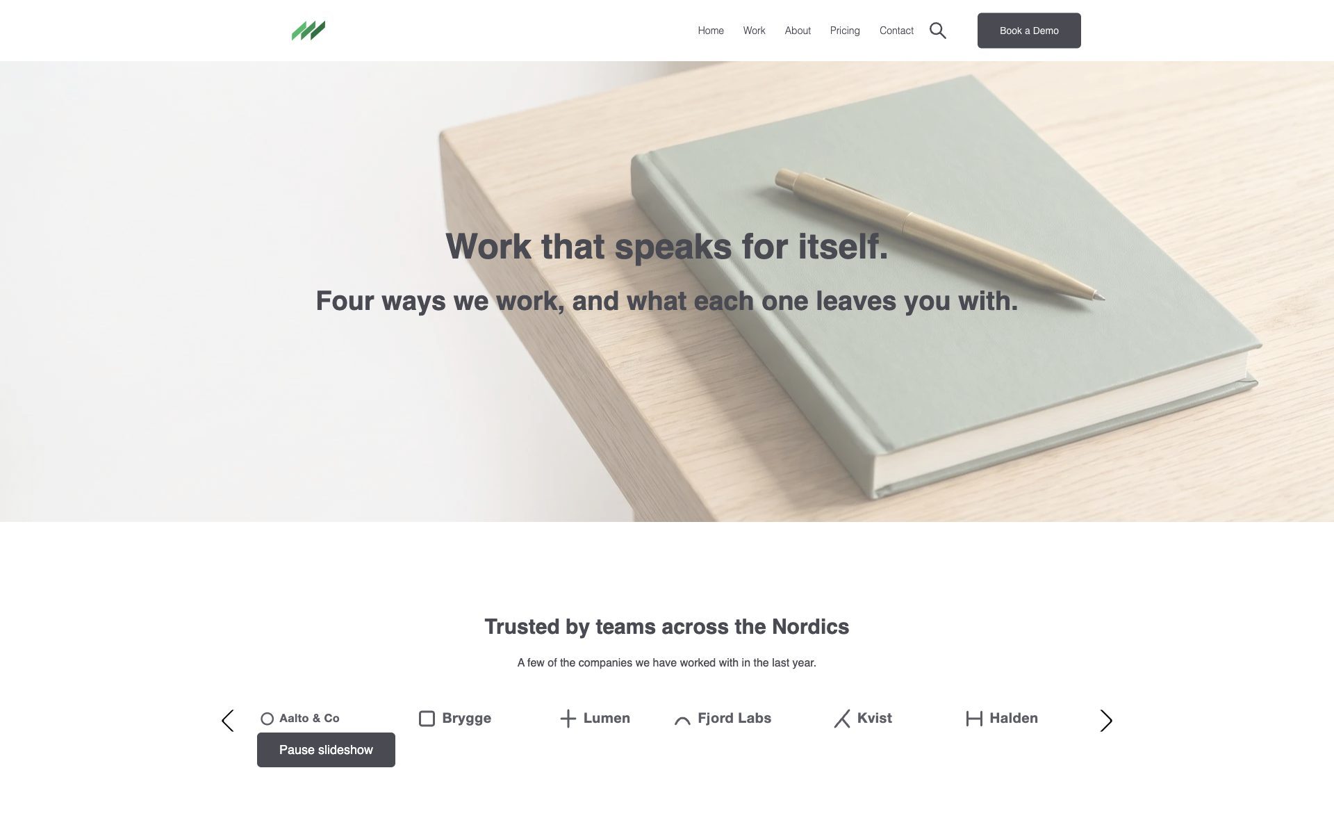 Product template.